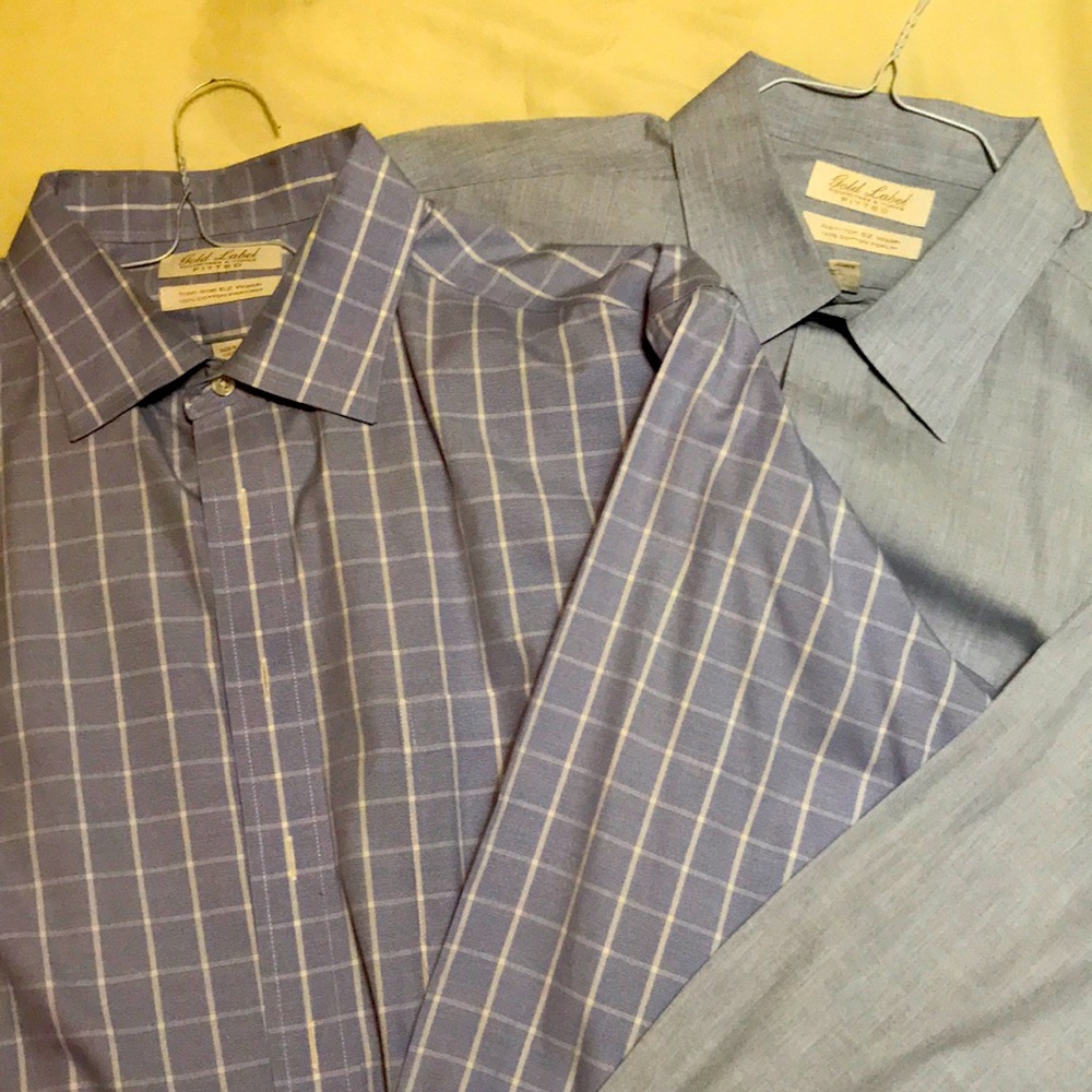 2 Gold Label fitted shirts